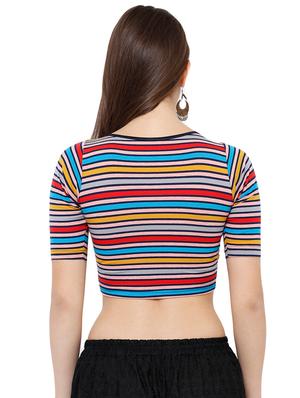 striped brocade blouse - 16983668 - Standard Image - 3