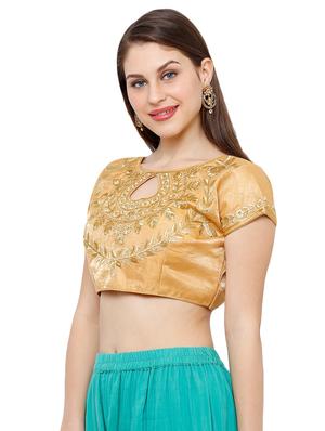 self design embroidered blouse - 16983688 - Standard Image - 2