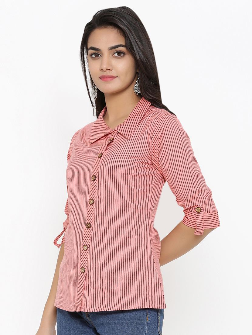 button-up striped top - 16983753 - Zoom Image - 2