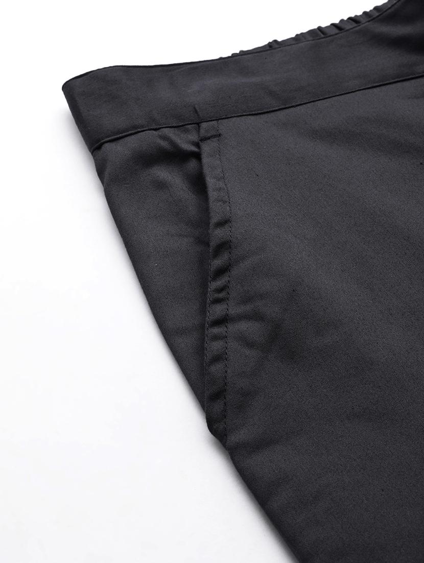 high rise flat front trousers - 16983794 - Zoom Image - 5