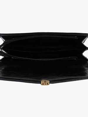 black leatherette (pu) regular sling bag - 16983999 - Standard Image - 3