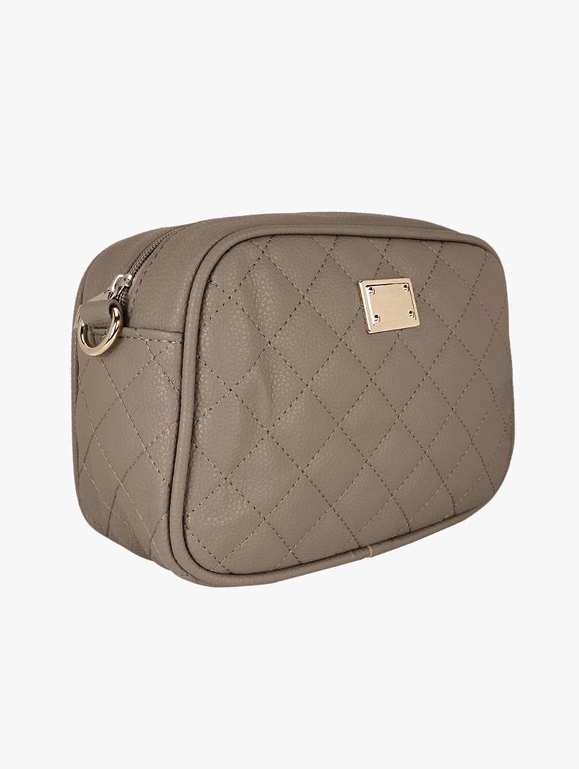 brown leatherette (pu) regular sling bag - 16984008 - Zoom Image - 4