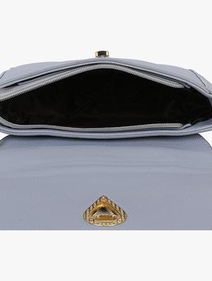 grey leatherette (pu) regular sling bag - 16984011 - Standard Image - 3