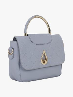 grey leatherette (pu) regular sling bag - 16984011 - Standard Image - 4