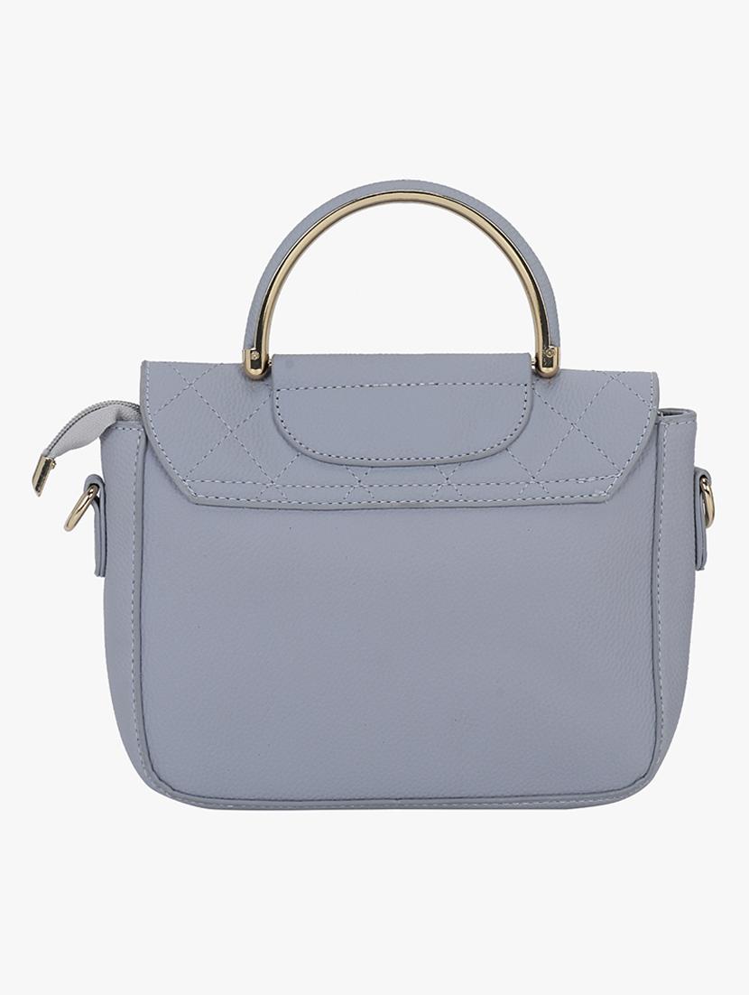 grey leatherette (pu) regular sling bag - 16984011 - Zoom Image - 2