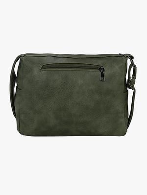 green leatherette (pu) regular sling bag - 16984012 - Standard Image - 2
