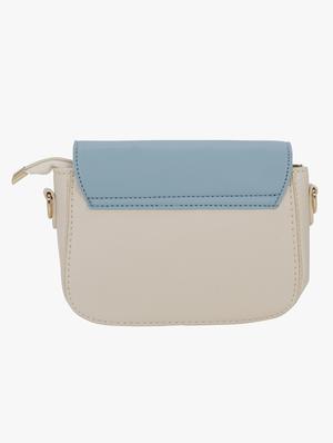 white leatherette (pu) regular sling bag - 16984025 - Standard Image - 2