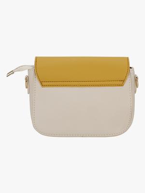 white leatherette (pu) regular sling bag - 16984026 - Standard Image - 2