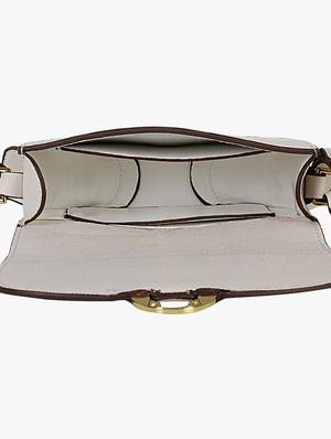 white leatherette (pu) regular sling bag - 16984029 - Standard Image - 3
