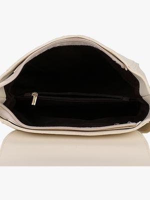 white leatherette (pu) regular sling bag - 16984030 - Standard Image - 3