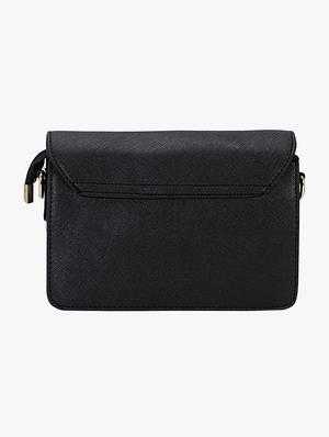 black leatherette (pu) regular sling bag - 16984036 - Standard Image - 2