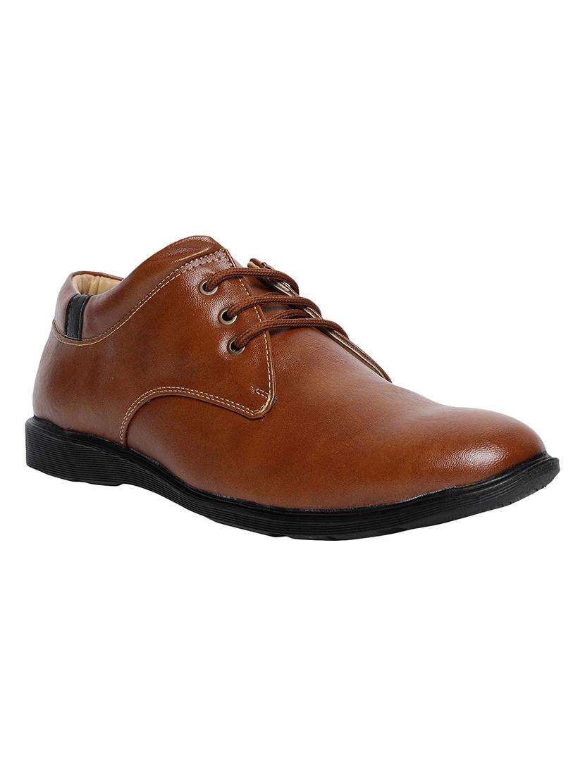 tan lace-up derbys - 16984065 - Zoom Image - 1