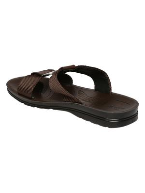brown slip on slippers - 16984071 - Standard Image - 3