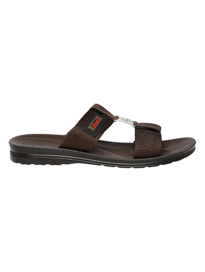 brown slip on slippers - 16984071 - Zoom Image - 2