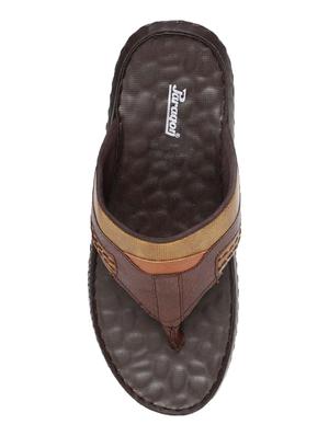 tan toe separator slippers - 16984137 - Standard Image - 4