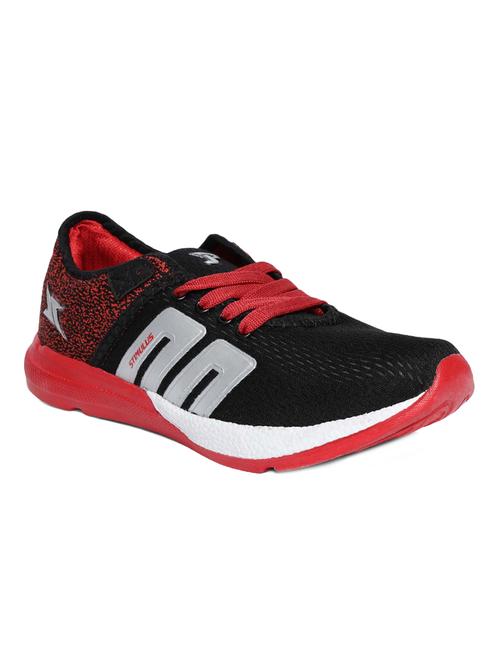 red lace up sport shoes - 16984249 - Standard Image - 1