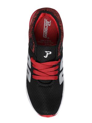 red lace up sport shoes - 16984249 - Standard Image - 4
