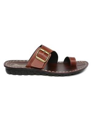 brown slip on slippers - 16984399 - Standard Image - 2