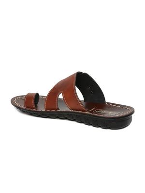 brown slip on slippers - 16984399 - Standard Image - 3