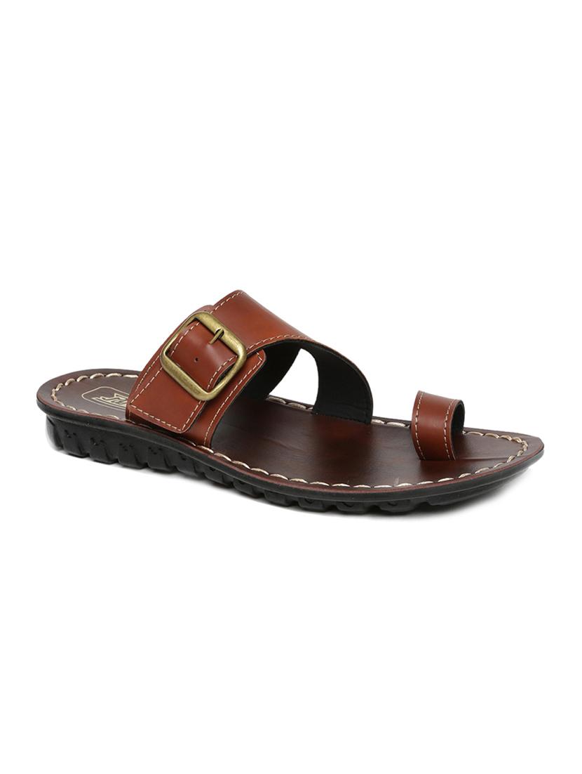 brown slip on slippers - 16984399 - Zoom Image - 1