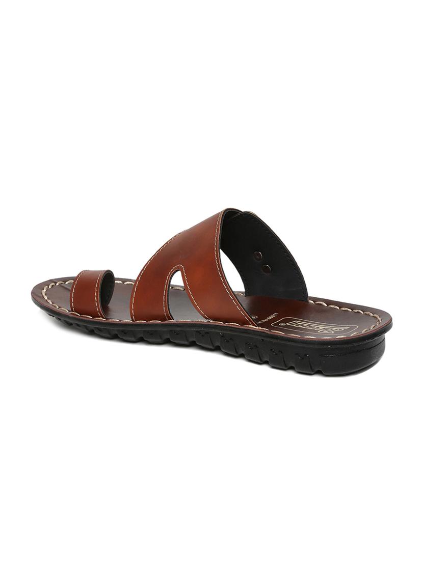 brown slip on slippers - 16984399 - Zoom Image - 3