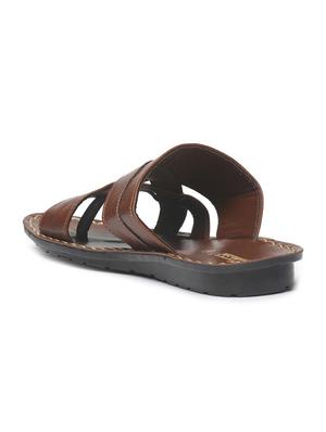 brown slip on slippers - 16984404 - Standard Image - 3