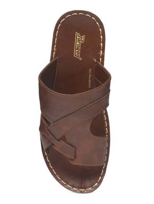 brown slip on slippers - 16984404 - Standard Image - 4