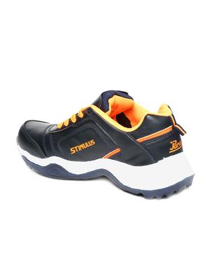 navy blue lace up sport shoes - 16984450 - Standard Image - 3