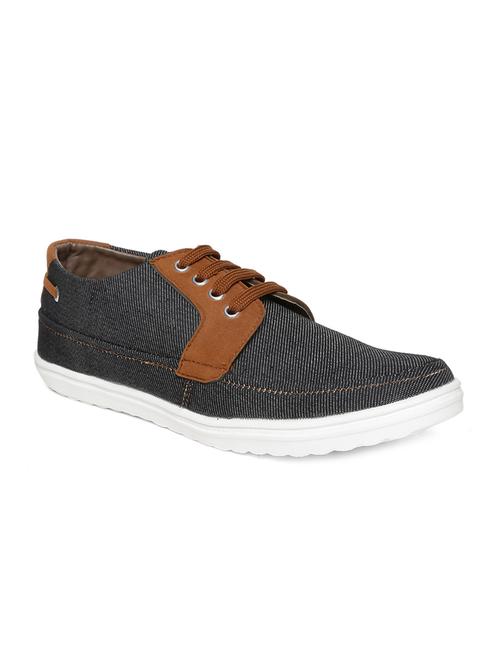 black lace up sneakers - 16984452 - Standard Image - 1