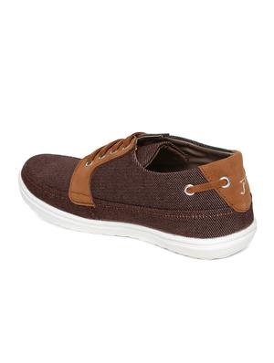 brown lace up sneakers - 16984454 - Standard Image - 3