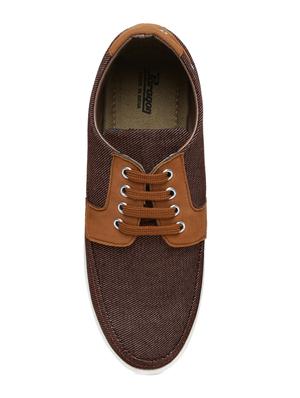 brown lace up sneakers - 16984454 - Standard Image - 4