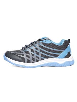 blue lace-up sports shoes - 16984463 - Standard Image - 2