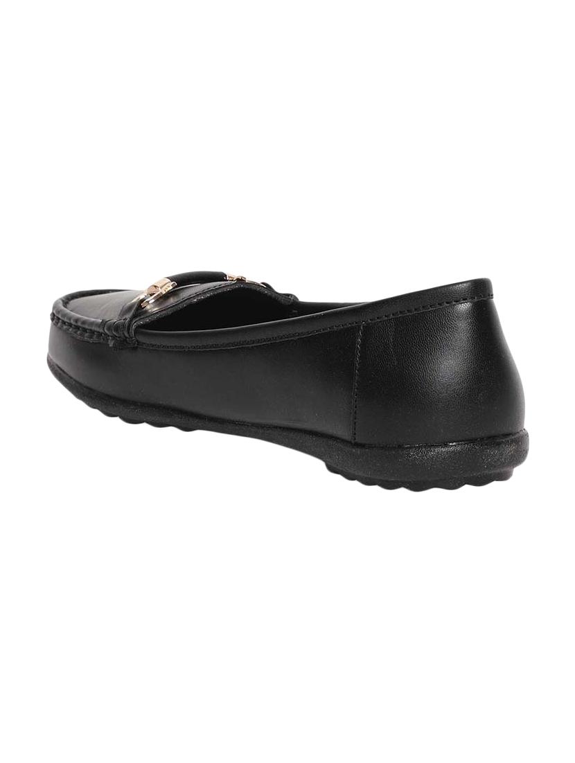 black slip on loafers - 16984490 - Zoom Image - 3