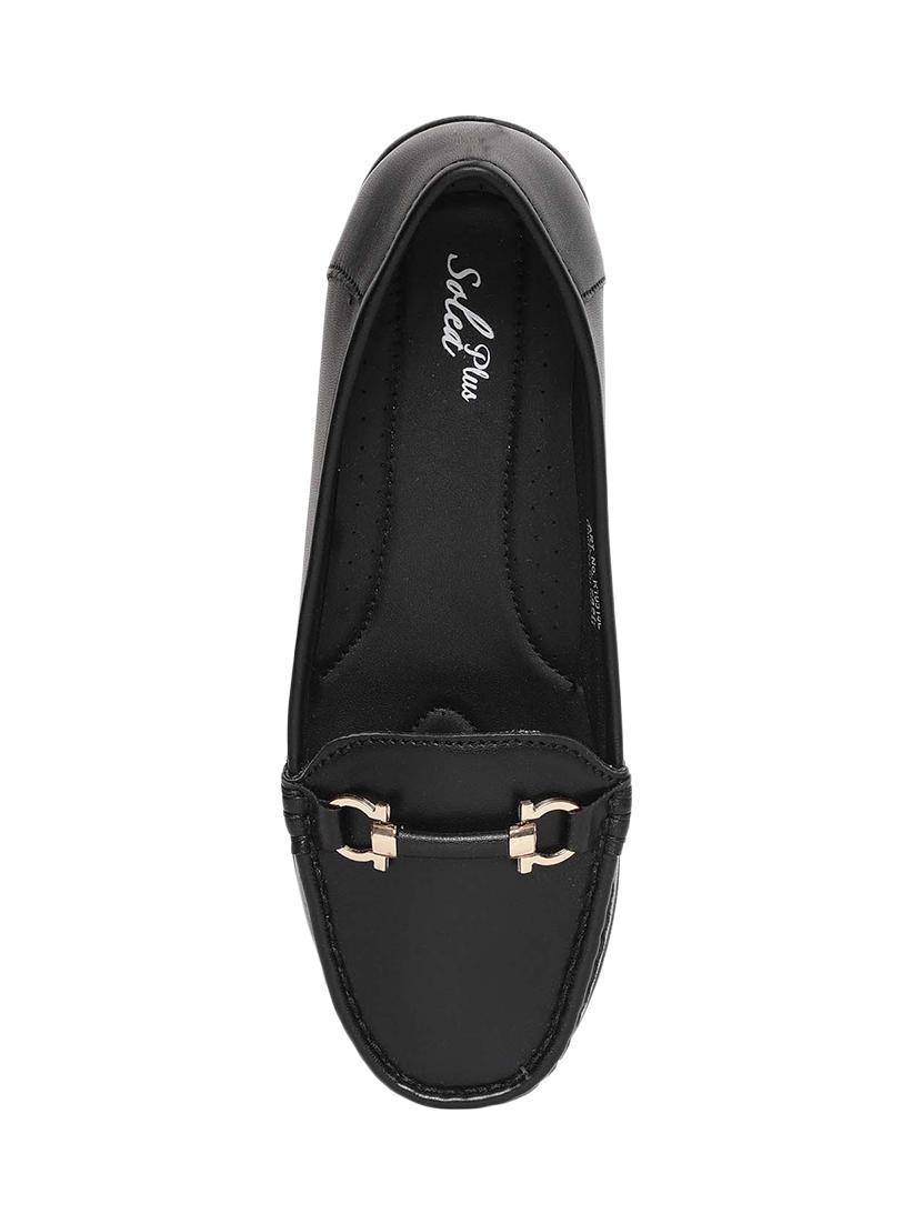 black slip on loafers - 16984490 - Zoom Image - 4