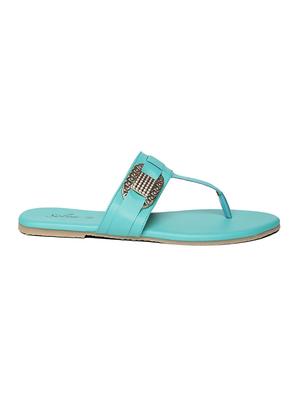 light blue slip on sandal - 16984724 - Standard Image - 2