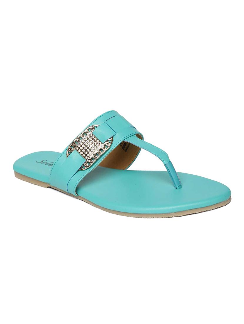light blue slip on sandal - 16984724 - Zoom Image - 1