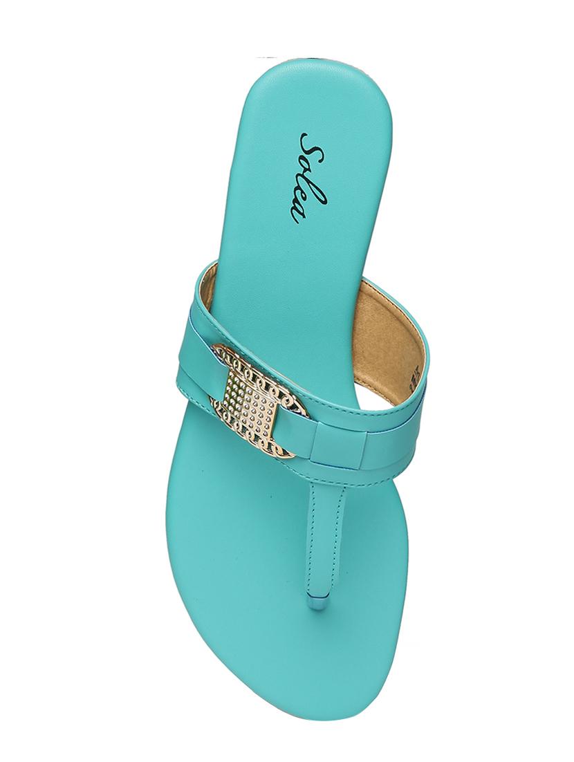 light blue slip on sandal - 16984724 - Zoom Image - 4
