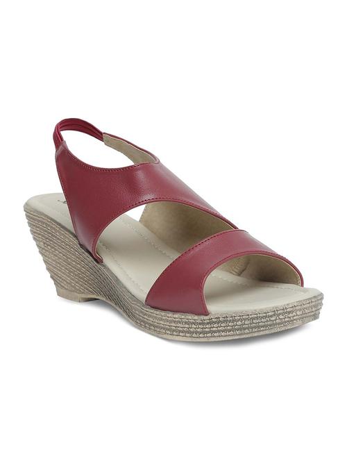 red back strap sandal - 16984888 - Standard Image - 1
