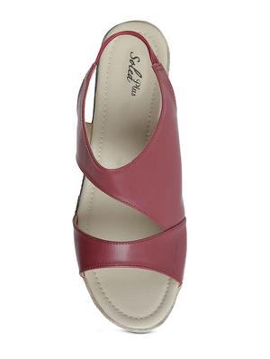 red back strap sandal - 16984888 - Standard Image - 4