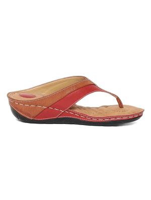 red slip on sandal - 16984981 - Standard Image - 2