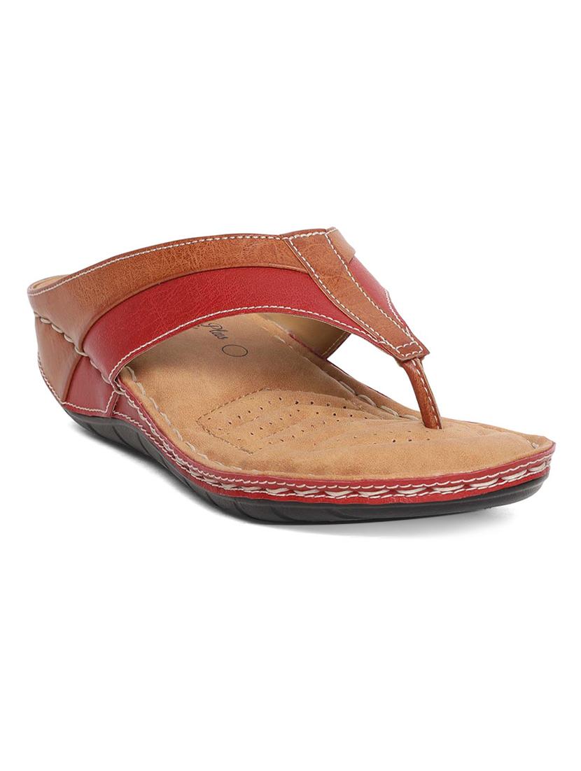 red slip on sandal - 16984981 - Zoom Image - 1