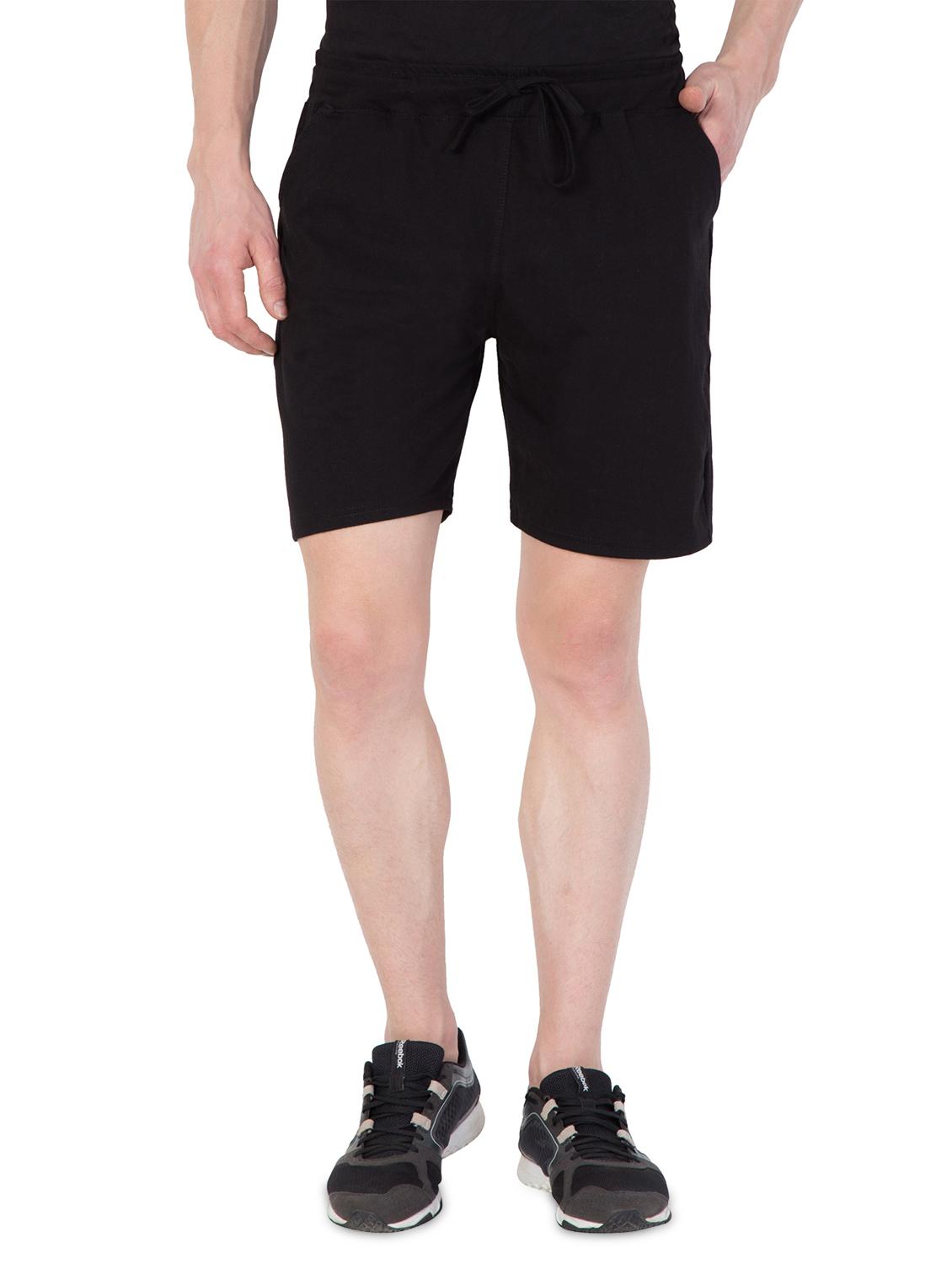 black cotton shorts - 16985010 - Zoom Image - 1