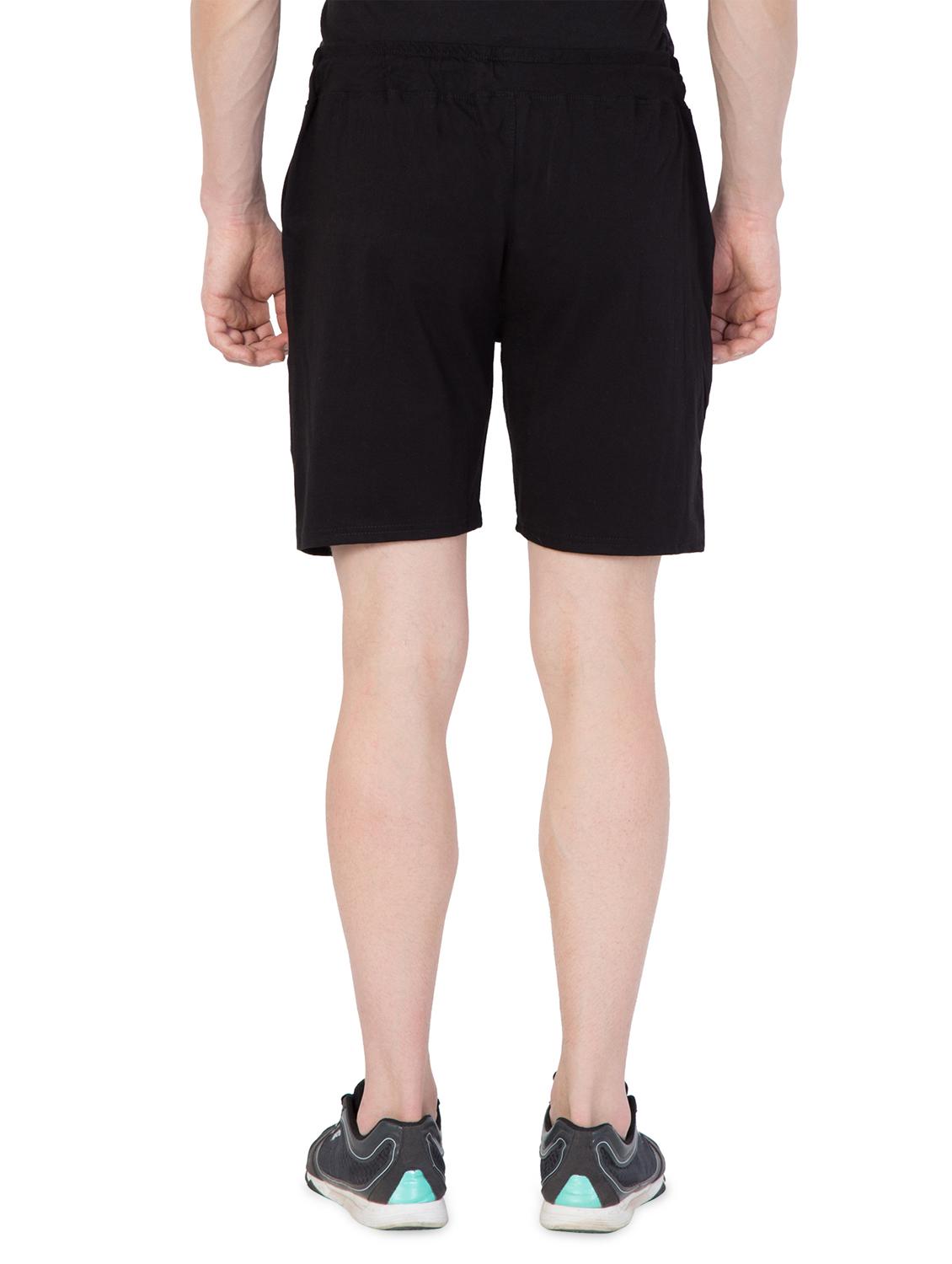 black cotton shorts - 16985010 - Zoom Image - 3