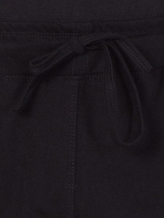 black cotton shorts - 16985010 - Zoom Image - 5
