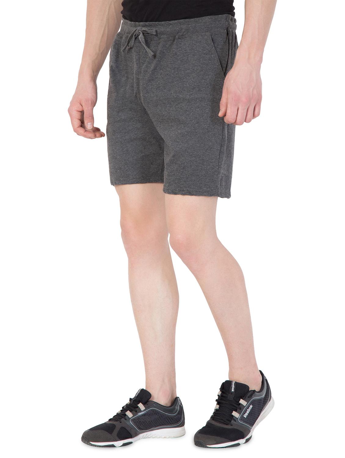 grey cotton shorts - 16985012 - Zoom Image - 2
