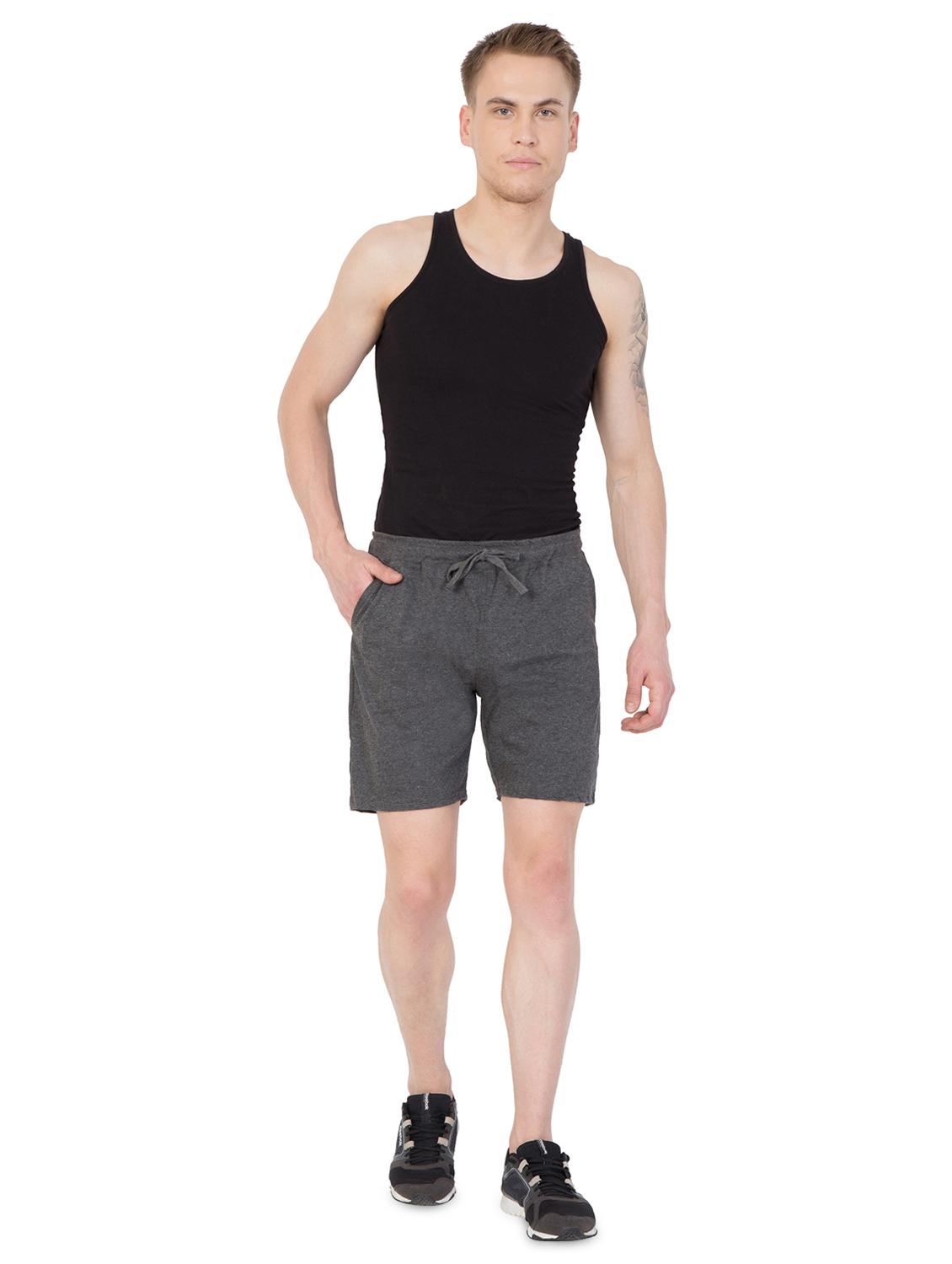 grey cotton shorts - 16985012 - Zoom Image - 4