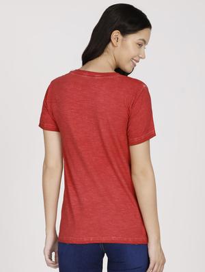 v neck solid tee - 16985290 - Standard Image - 2