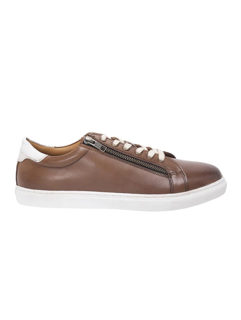 tan lace up sneakers - 16985652 - Zoom Image - 2