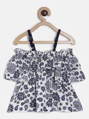 grey cotton blouson tops & tee - 16985754 - Standard Image - 2