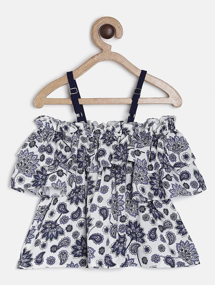 grey cotton blouson tops & tee - 16985754 - Zoom Image - 2